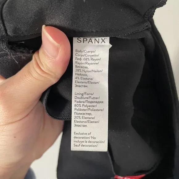 Spanx Size S Black White Piping The Perfect Pant High Rise Ankle Leggings - Picture 6 of 8